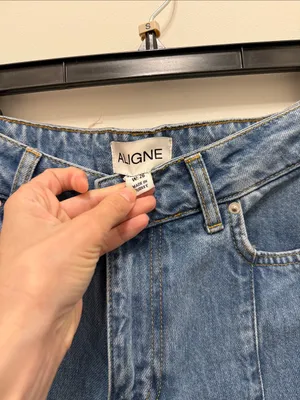 ALIGNE Courage Barrel Jeans Blue Size 26 thumbnail 3