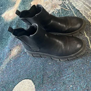 BP Nordstrom Black Lace‑Up Ankle Boots Sz 6 Women’s Leather Streetwear Staple thumbnail 3
