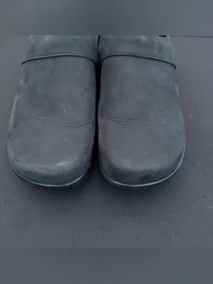Klogs Footwear Mission Black Leather Slip Resistant Work Clogs Nursing Shoes 8.5 thumbnail 5