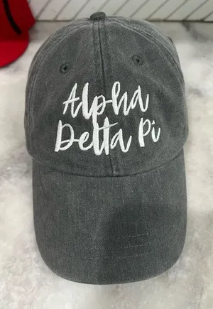 Adams Theta Phi Alpha Sorority Hat Womens l Embroidered Baseball Cap OSFA thumbnail 1