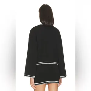SNDYS Daphne Cardigan in Black, size XS thumbnail 3