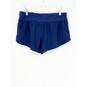 Title Nine‎ Pull On Running Shorts Women's M Blue Activewear thumbnail 3