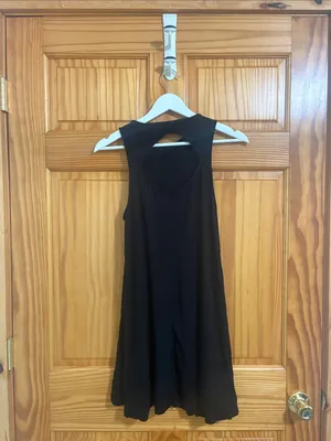 American Eagle Soft & Sexy Size XS Black Open-Back Dress thumbnail 4