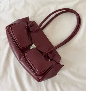 Melie Bianco Bag Burgundy East West thumbnail 1