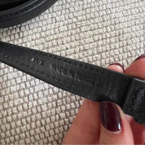 Anine Bing Women's Nicola Leather Belt in Black thumbnail 8