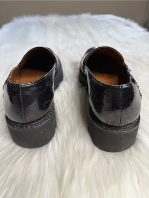Franco Sarto Black Patent Leather Brindy Platform Loafers thumbnail 4