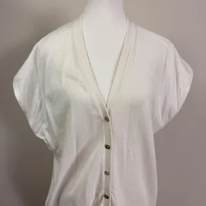 Colorush Studio Jixy Cotton Silk Cashmere Button Front Maxi Dress Cream Small thumbnail 6