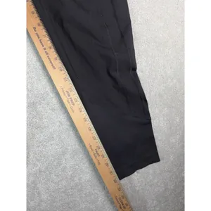 lululemon cropped black leggings size 12 no front seam thumbnail 7