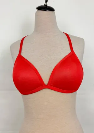 Victoria’s Secret ultimate push up swimsuit red triangle bikini top large thumbnail 1