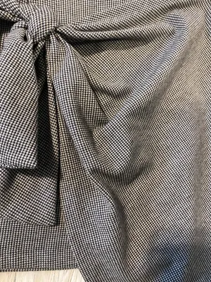 Boutique Grey Plaid Wrap Skirt thumbnail 2