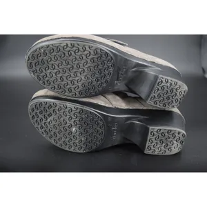 Dansko Leather Clogs Women Size 39 Grey Good Buckle Strap Block Heel Nubuck thumbnail 12