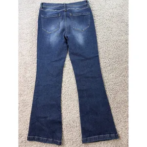 Kensie Vintage Luxe Distressed Flare Jeans Dark Wash Size 10/30 High Rise thumbnail 6