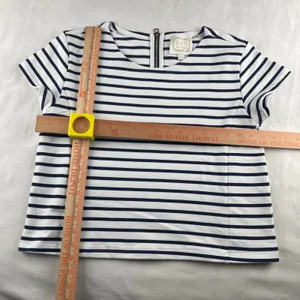 STS Sail to Sable Navy White Stripe Knit Skirt Set Tunic Top M‎ thumbnail 6