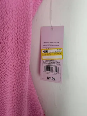 NWT Wild Fable Pucker Textured One Piece Swimsuit Pink Size Medium M 8-10 NEW thumbnail 5