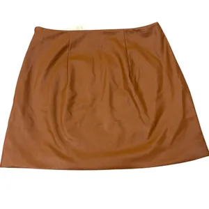 New‎ A New Day Faux Leather Mini Skirt Womens 6 Brown High Waist Casual Party thumbnail 3