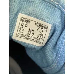 Vans Old Skool Checkerboard Women's 7 Stackform Platform Sneaker Floral Blue thumbnail 10