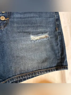 Vervet Denim Jean Shorts Button Up 100% cotton thumbnail 6