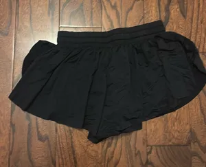 Amazon Black Flowy Shorts thumbnail 1
