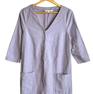 The Nines by Hatch Maternity Jumpsuit Button Front Lavender Size Small thumbnail 3