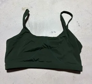 Buff bunny collection Women's Dark Green sports bra medium thumbnail 1