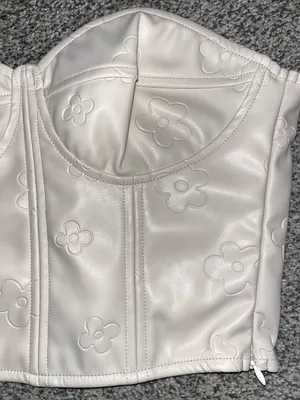 White Corset Top thumbnail 2