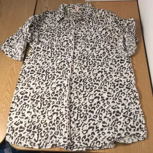 Victoria's Secret Animal Print Pajama Gown 3/4” or Long Sleeves Size Large thumbnail 2