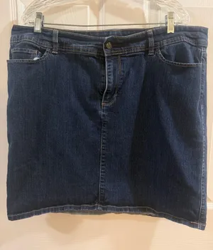 Old Navy Denim Skirt Size 20 thumbnail 1