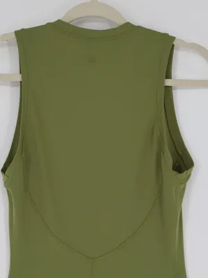 Lululemon All Yours Maxi Tank Dress Women’s XS 2 Green Sleeveless Slit Active thumbnail 10