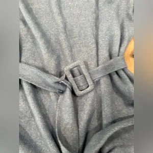 Blue Belted Sweater Dress thumbnail 8