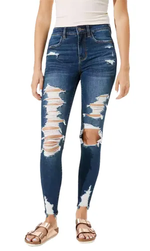American Eagle Ripped High-Waisted Jegging, Size: 2 (26in) Regular thumbnail 1