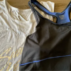 Active tank top set (2) Champion + ON, XXL: white + blue thumbnail 2