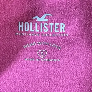 725 | Hollister Barbie‎ Pink Ling Sleeve Bodysuit Women Small Scoop Neck Stretch thumbnail 4