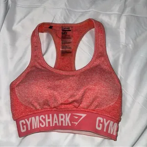 Gymshark Sports Bra | Size XS heathered orange thumbnail 1