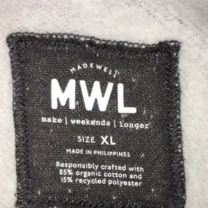 Madewell MWL Women’s Charcoal Gray White Speckled Knit Mock Neck Sweatshirt thumbnail 7