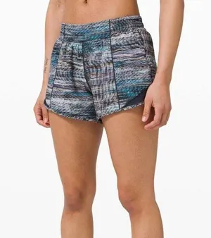 Size 10 Hotty Hot low rise shorts in the color digital oasis thumbnail 1