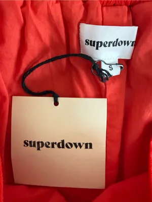 Superdown Gia Red High-Waist Pull On Shorts Size S Small NEW thumbnail 10