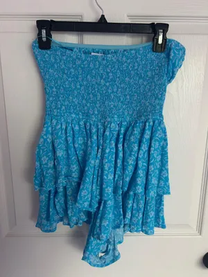 Sky to Moon Dress Floral Blue thumbnail 2