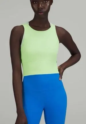 Lululemon Power Pivot Tank Scream Green thumbnail 1