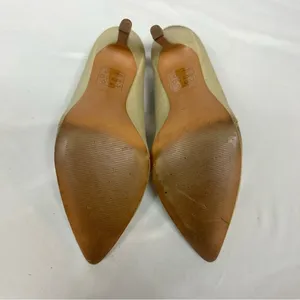 ALDO Faux Snake Skin Print Nude Heels in Size 38.5/8 thumbnail 5