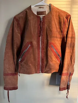 Blank NYC Caramel Sauce Genuine Leather Jacket thumbnail 2
