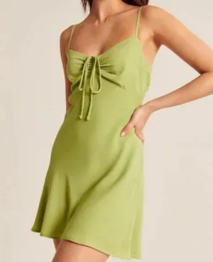 Abercrombie Green Summer Dress thumbnail 1