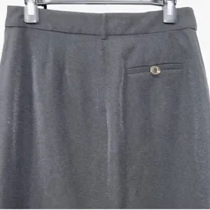 Zara Black Midi Front Slit Skirt(Size Small) thumbnail 9