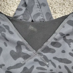 Lululemon In A Flash Bra II Womens 2 Deep Coal Animal Swirl Cheetah Crossback thumbnail 10