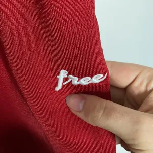 Aritzia Wilfred Free Shimada red track pants with ankle zip size XXS thumbnail 8