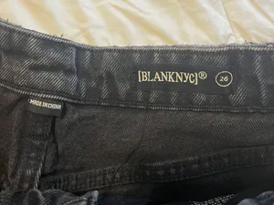 BLANK NYC Black Jean Shorts thumbnail 3
