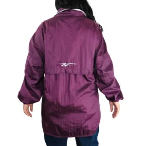 1990s Vintage Reebok Purple Wind Breaker Jacket Retro Streetwear thumbnail 7
