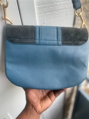 Sea by Chloe Hana Blue Suede Crossbody bag thumbnail 3
