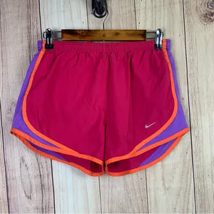 Nike Women's‎ Pink and Purple Shorts thumbnail 1