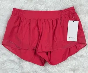 Lululemon Hotty Hot Low Rise Lined Shorts 2.5" Glaze Pink Size 14 thumbnail 1