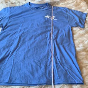 Alpha Phi Blue Rise Up for MDA Charity Graphic Tee Gildan Sorority Size L thumbnail 5